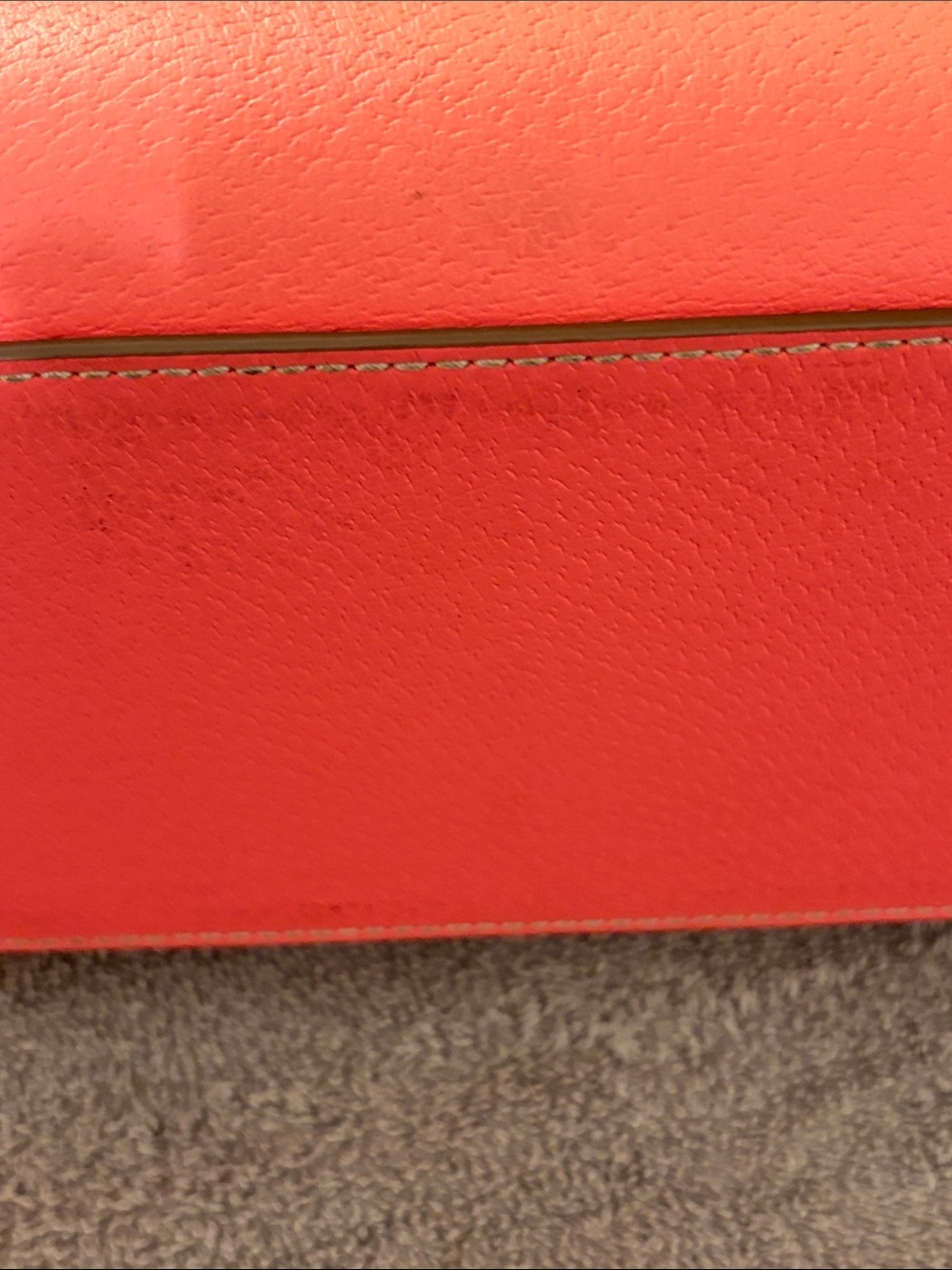 kate spade Coral-Peach Leather Satchel with Removable Strap - Picture 13 of 13